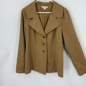 Pendleton virgin wool Tan Blazer 12T
